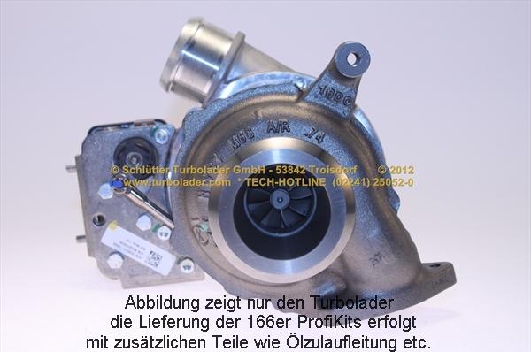 Schlütter Turbolader 166-00860 - Charger, charging system autospares.lv