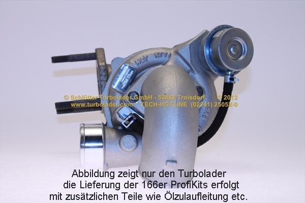 Schlütter Turbolader 166-00835 - Charger, charging system autospares.lv