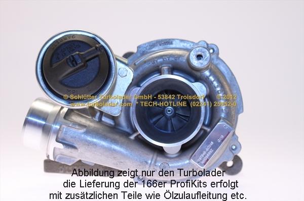 Schlütter Turbolader 166-00820 - Charger, charging system autospares.lv
