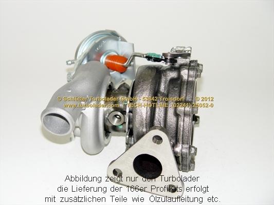 Schlütter Turbolader 166-00365EOL - Charger, charging system autospares.lv