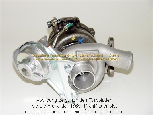 Schlütter Turbolader 166-00365 - Charger, charging system autospares.lv