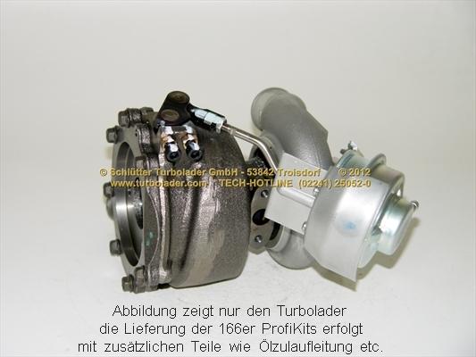 Schlütter Turbolader 166-00365 - Charger, charging system autospares.lv