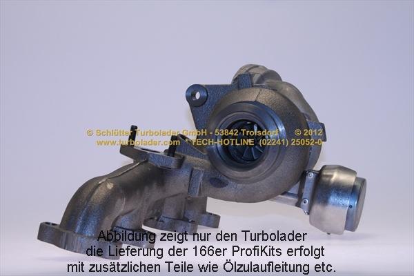 Schlütter Turbolader 166-00361 D - Charger, charging system autospares.lv