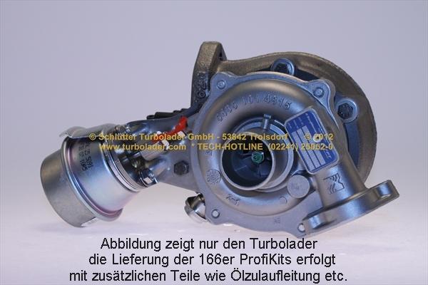 Schlütter Turbolader 166-00315 - Charger, charging system autospares.lv