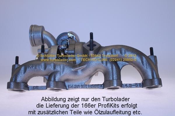 Schlütter Turbolader 166-00330 - Charger, charging system autospares.lv