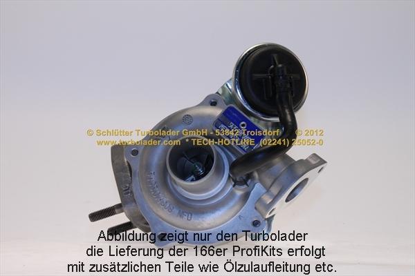 Schlütter Turbolader 166-00295 - Charger, charging system autospares.lv