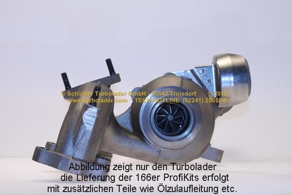 Schlütter Turbolader 166-00290 - Charger, charging system autospares.lv