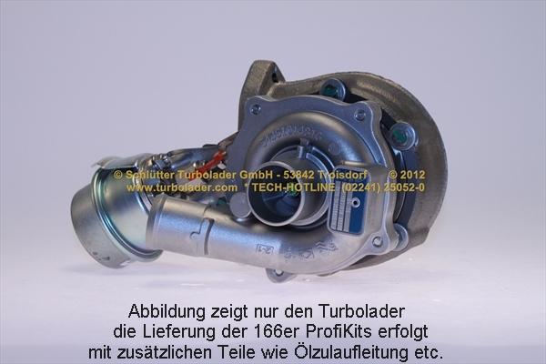 Schlütter Turbolader 166-00235 - Charger, charging system autospares.lv