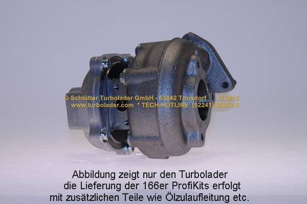 Schlütter Turbolader 166-00235 - Charger, charging system autospares.lv