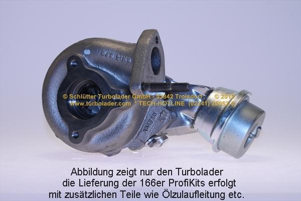 Schlütter Turbolader 166-00235 - Charger, charging system autospares.lv