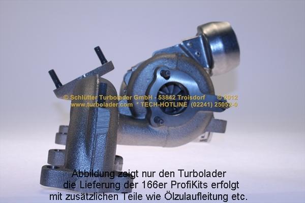 Schlütter Turbolader 166-00270 - Charger, charging system autospares.lv