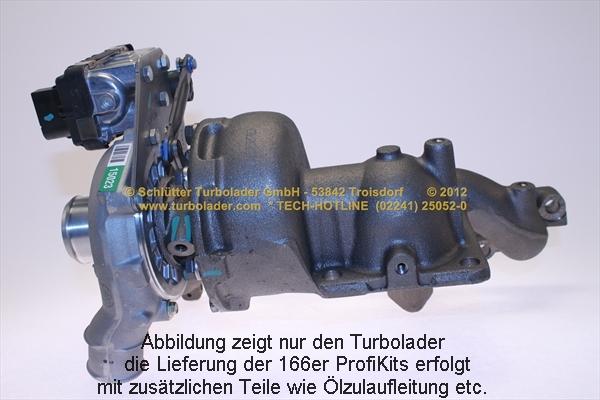 Schlütter Turbolader 166-00735 - Charger, charging system autospares.lv