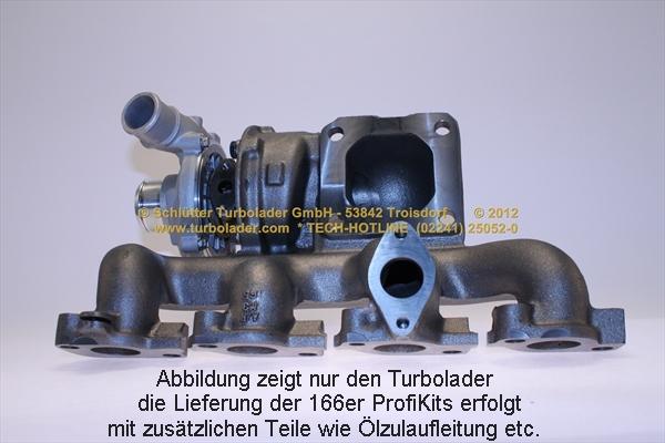 Schlütter Turbolader 166-00730 - Charger, charging system autospares.lv