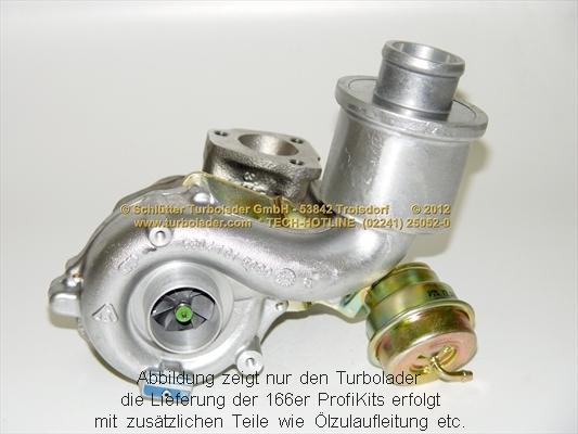 Schlütter Turbolader 166-01051EOL - Charger, charging system autospares.lv