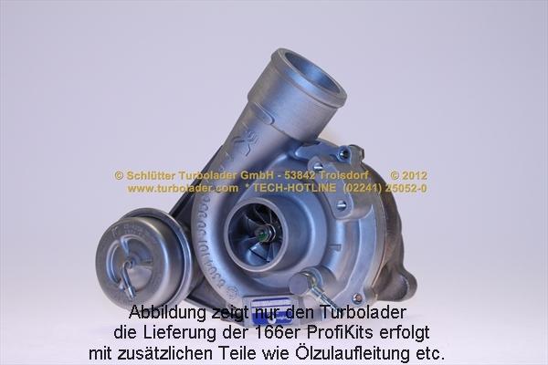 Schlütter Turbolader 166-01060 - Charger, charging system autospares.lv