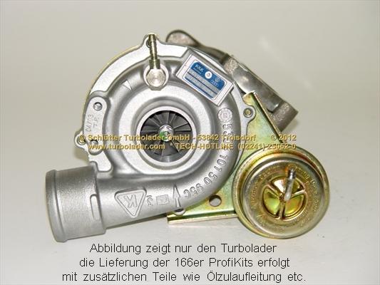 Schlütter Turbolader 166-01000 - Charger, charging system autospares.lv