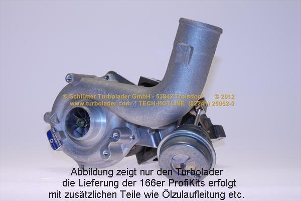 Schlütter Turbolader 166-06070 - Charger, charging system autospares.lv