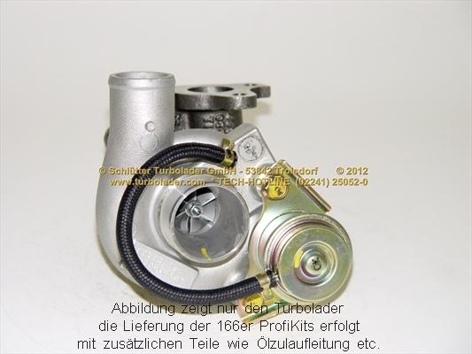 Schlütter Turbolader 166-01155 - Charger, charging system autospares.lv