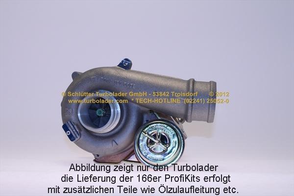 Schlütter Turbolader 166-01100 - Charger, charging system autospares.lv
