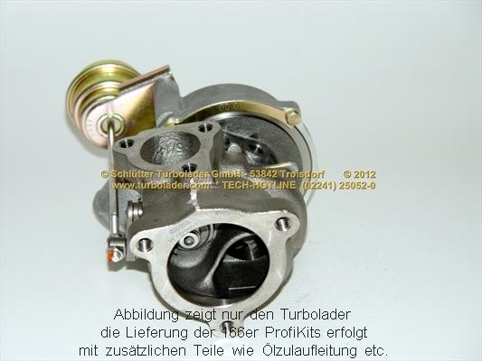 Schlütter Turbolader PRO-01130 - Charger, charging system autospares.lv