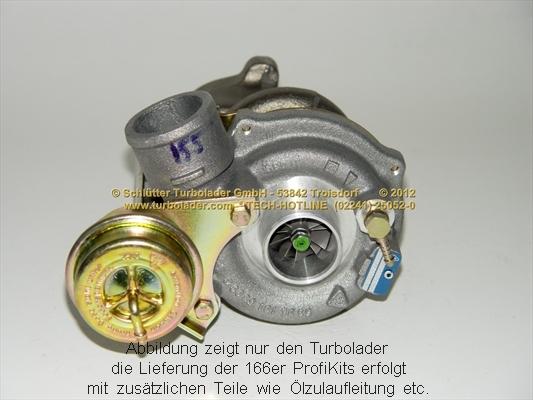 Schlütter Turbolader 166-01130 - Charger, charging system autospares.lv