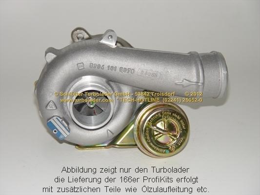 Schlütter Turbolader 166-01120EOL - Charger, charging system autospares.lv