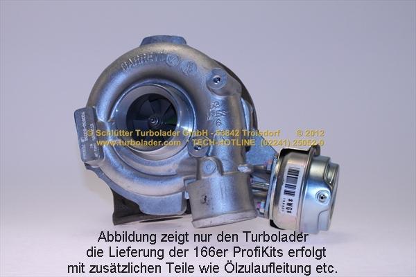 Schlütter Turbolader 166-03050 - Charger, charging system autospares.lv