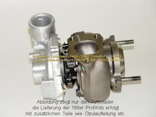 Schlütter Turbolader 166-03001 - Charger, charging system autospares.lv