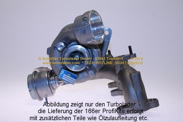 Schlütter Turbolader 166-02470EOL - Charger, charging system autospares.lv