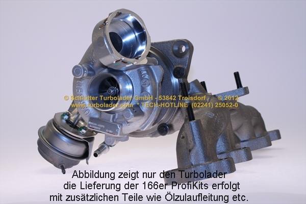 Schlütter Turbolader 166-02590 D - Charger, charging system autospares.lv