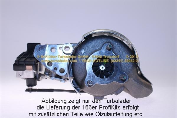 Schlütter Turbolader 166-02630 - Charger, charging system autospares.lv