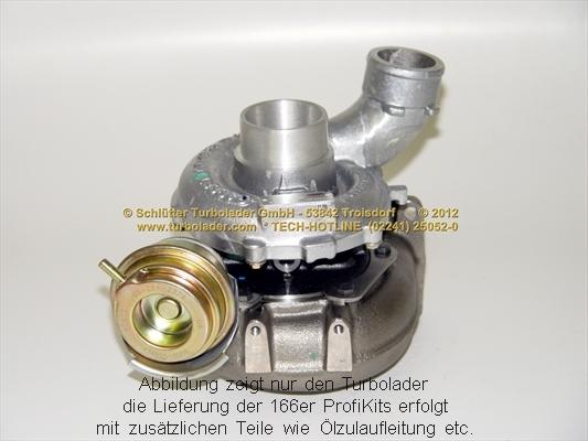 Schlütter Turbolader 166-02040EOL - Charger, charging system autospares.lv