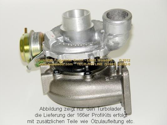 Schlütter Turbolader 166-02050 - Charger, charging system autospares.lv