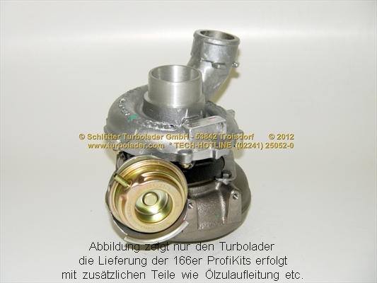 Schlütter Turbolader PRO-02030 - Charger, charging system autospares.lv