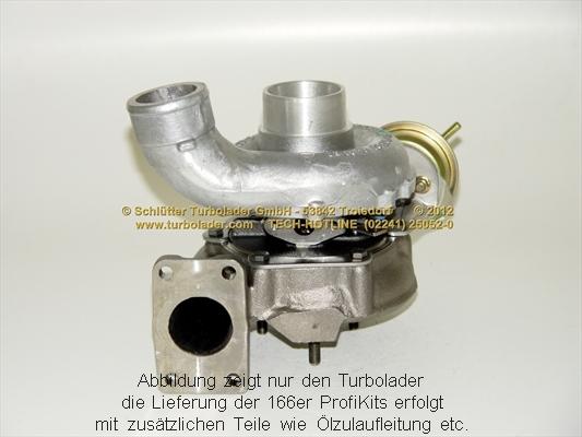 Schlütter Turbolader 166-02040EOL - Charger, charging system autospares.lv