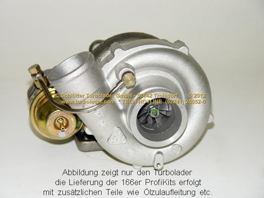 Schlütter Turbolader 166-02190 - Charger, charging system autospares.lv