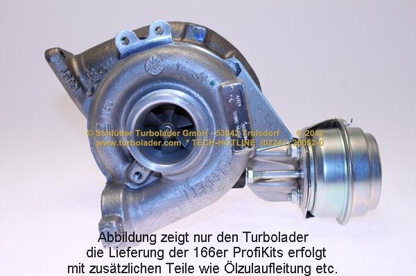 Schlütter Turbolader 166-02310 - Charger, charging system autospares.lv