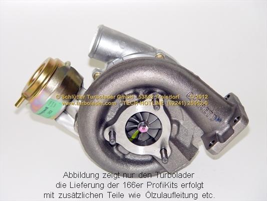 Schlütter Turbolader 166-02330 - Charger, charging system autospares.lv