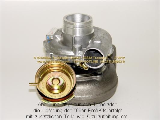 Schlütter Turbolader 166-02330 - Charger, charging system autospares.lv