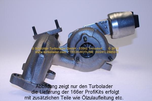 Schlütter Turbolader 166-02730 - Charger, charging system autospares.lv