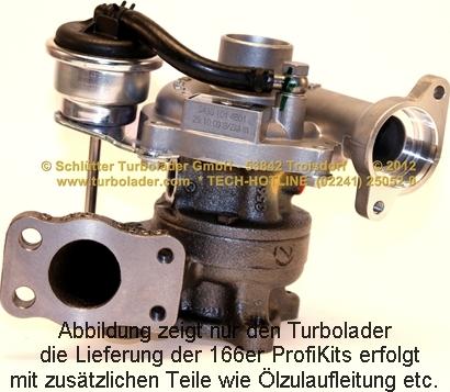 Schlütter Turbolader 166-07040EOL - Charger, charging system autospares.lv