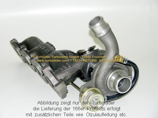 Schlütter Turbolader 166-07010 - Charger, charging system autospares.lv