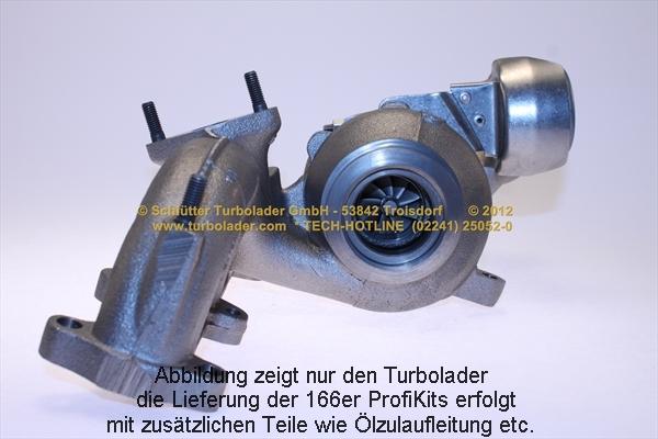 Schlütter Turbolader 166-07030 - Charger, charging system autospares.lv