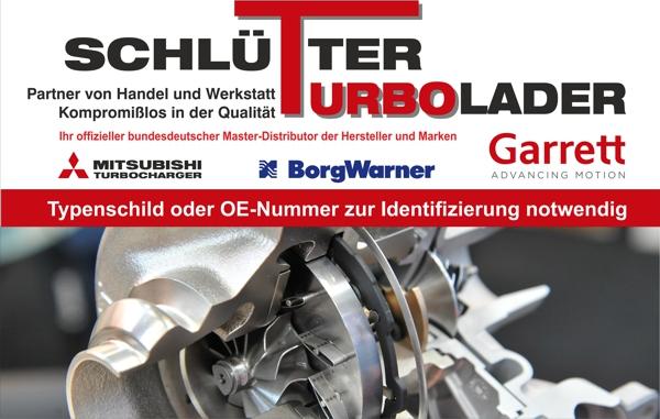 Schlütter Turbolader Siehe Typenschild Turb - Charger, charging system autospares.lv