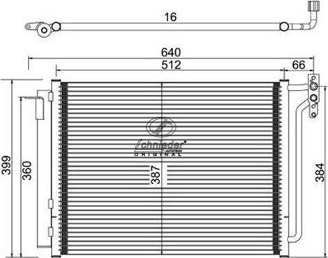 SCHNIEDER AUTOTECH BMS85.00080 - Condenser, air conditioning autospares.lv