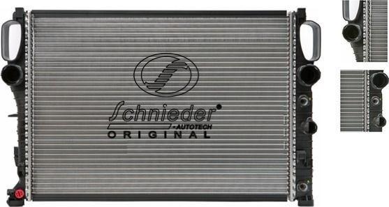 SCHNIEDER AUTOTECH BZS33.00093 - Radiator, engine cooling autospares.lv