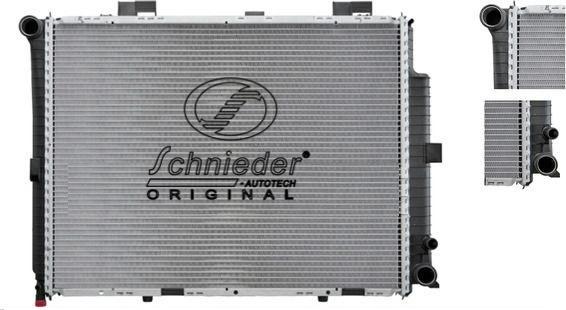 SCHNIEDER AUTOTECH BZS33.00049 - Radiator, engine cooling autospares.lv