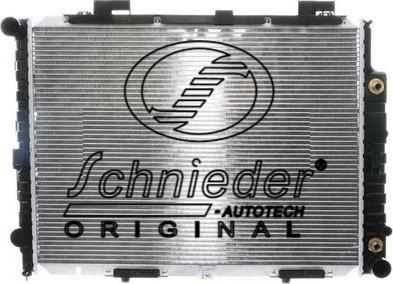 SCHNIEDER AUTOTECH BZS33.00042 - Radiator, engine cooling autospares.lv