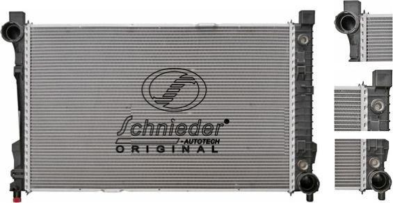 SCHNIEDER AUTOTECH BZS33.00229 - Radiator, engine cooling autospares.lv