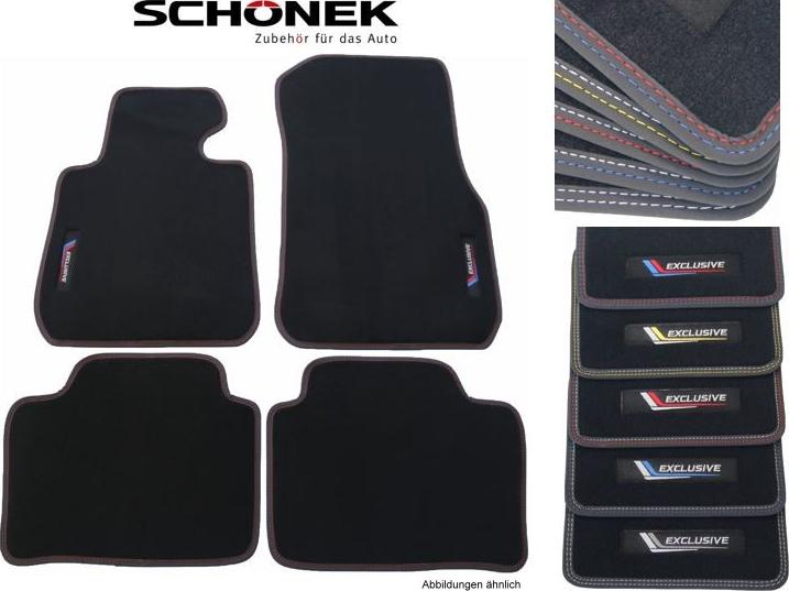 SCHOENEK  13.63417.9 - Floor Mat Set autospares.lv